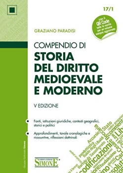 compendio di storia del diritto medioevale e moderno