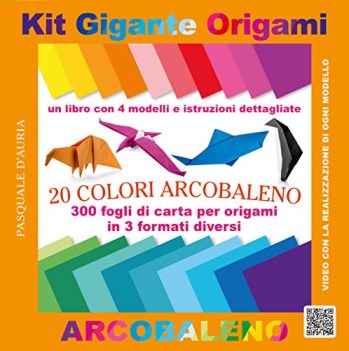 kit gigante origami arcobaleno