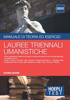 hoepli test manuale di teoria ed esercizi lauree triennali umanistiche