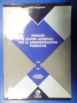 Principi e sistemi aziendali per le amministrazioni pubbliche