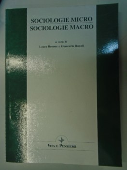 sociologie micro sociologie macro