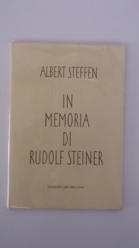 in memoria di rudolf steiner