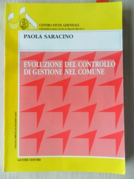 Evoluzione del controllo di gestione nel comune