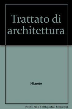 trattato di architettura