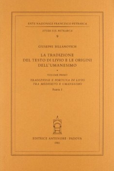 tradizione del testo di livio e le origini dellumanesimo 1