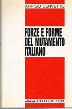 forze e forme del mutamento italiano