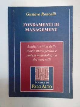 fondamenti di management