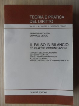 Falso in bilancio ed in altre comunicazioni