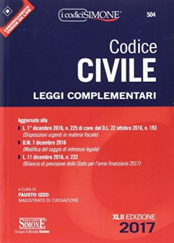 codice civile leggi complementari con aggiornamento online