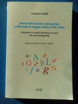 Storia dell\'istruzione elementare a Villa Cad di Reggio Emilia (1948-1958)