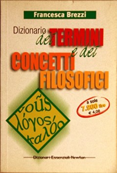 dizionario dei termini e concetti filosofici fc