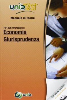 unidtest manuale di teoria T 8 per i test di ammisione a economia giurisprudenza