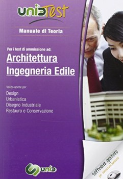 unidtest 3 manuale di teoria glossario per i test di ammissione ad architettura