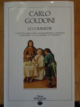 commedie (bottega caffe,innamorati,rusteghi,bugiardo,locandiera,campiello)