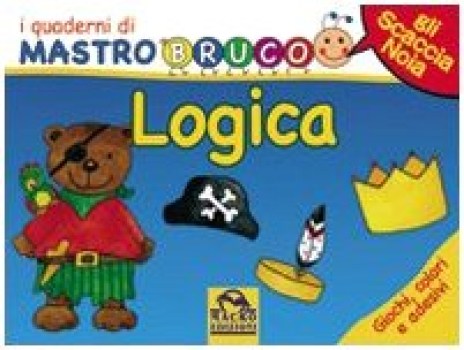 logica giochi colori e adesivi i quaderni di mastrobruco esaur17