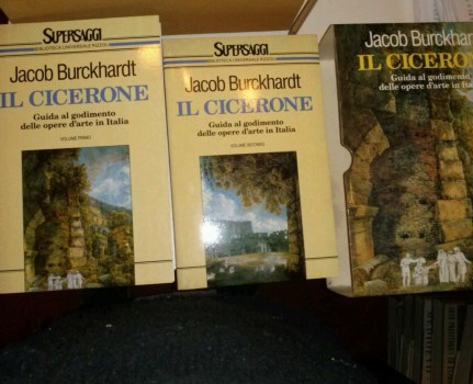 cicerone guida al godimento delle opere darte in italia (2vol)