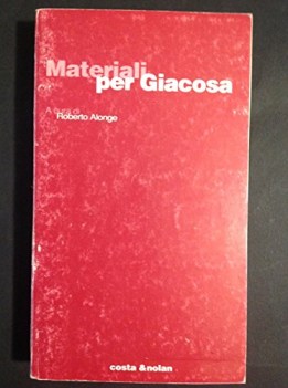 materiali per giacosa