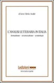 analisi letteraria in italia formalismo strutturalismo semiologia