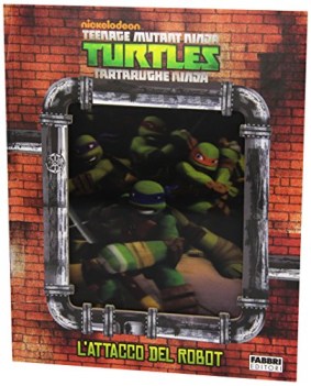 lattacco del robot turtles tartarughe ninja