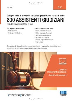 800 assistenti giudiziari quiz concorso cancellieri