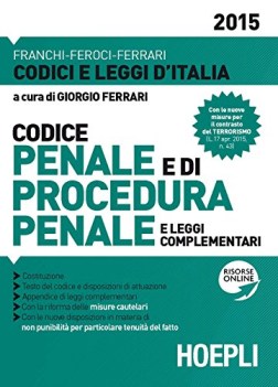 codice penale e di procedura penale 2015