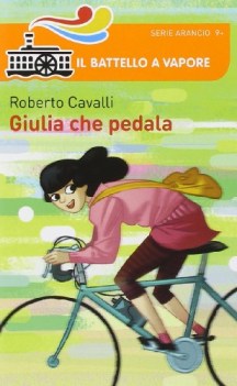 giulia che pedala