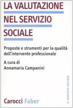 valutazione nel servizio sociale