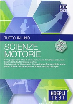 hoepli test 9 SCIENZE MOTORIE tutto in uno