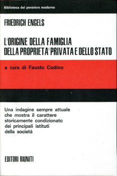 origine della famiglia della propriet privata e stato