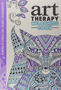 art therapy colouring book