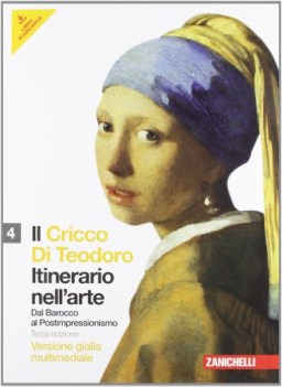 itinerario nell\'arte gialla 4 +dvd arte,disegno,grafica