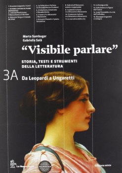 visibile parlare 3a +guida italiano, antologia tr.