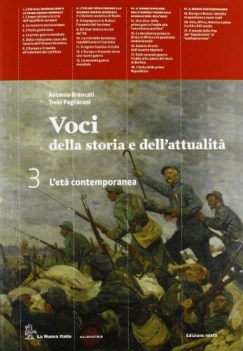 voci della storia e dell\'attualita 3 storia triennio licei