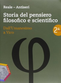 storia del pensiero filosofico scient.2 filosofia,pedag.-manuali