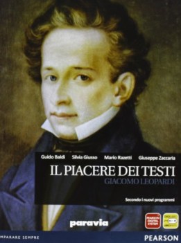 piacere dei testi giacomo leopardi italiano letteratura