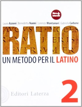 ratio, un metodo per il latino 2 latino, gramm.sint.eserc.