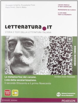 letteratura.it ed.verde 3a+3b italiano, letteratura