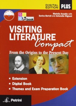 visiting literature compact +cd +eb inglese, antol.e lett.