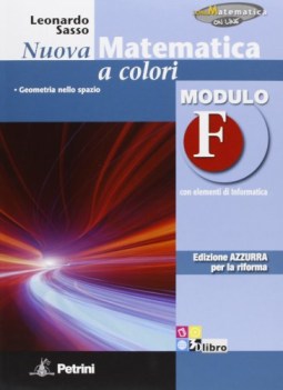 nuova matematica a colori azz. F matematica it e ip