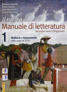 nuovo manuale di letteratura 1 (2t) italiano, letteratura