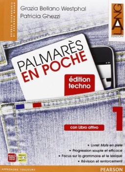 palmares en poche, edition techno 1 francese, grammatica