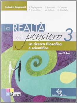 realta e il pensiero 3 +cd filosofia,pedag.-manuali