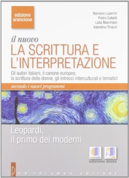 scrittura e l\'interpret.aranc.,leopardi italiano, letteratura