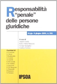 responsabilita penale delle persone giuridiche