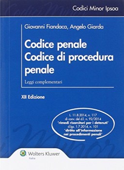 codice di procedura penale con leggi complementari