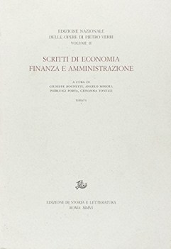 scritti di economia finanza e amministrazione tomo I