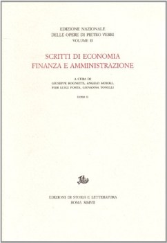 scritti di economia finanza e amministrazione tomo II