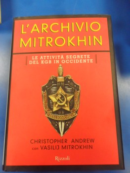 archivio mitrokhin attivita segrete kgb in occidente