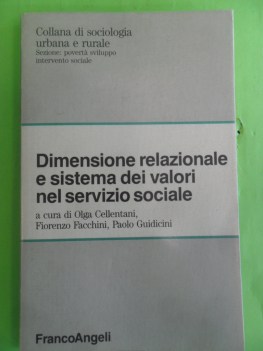 dimensione relazionale e sistema dei valori nel servizio sociale