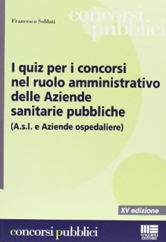 quiz per i concorsi nel ruolo amministrativo delle aziende sanitarie pubbliche